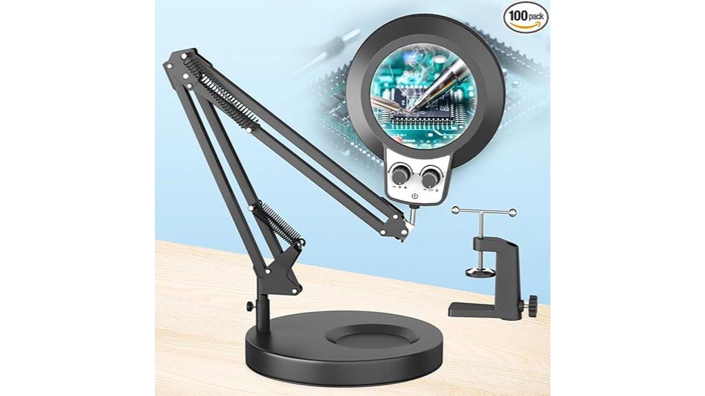 hands free led magnifying lamp