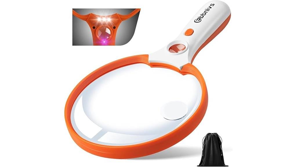high power illuminated magnifier
