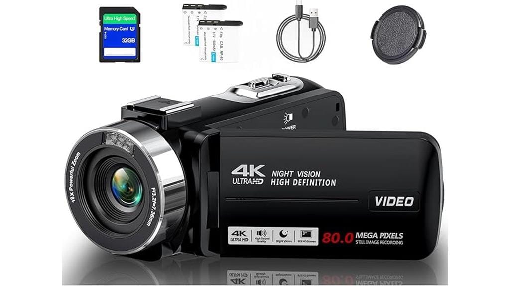 high resolution vlogging camera