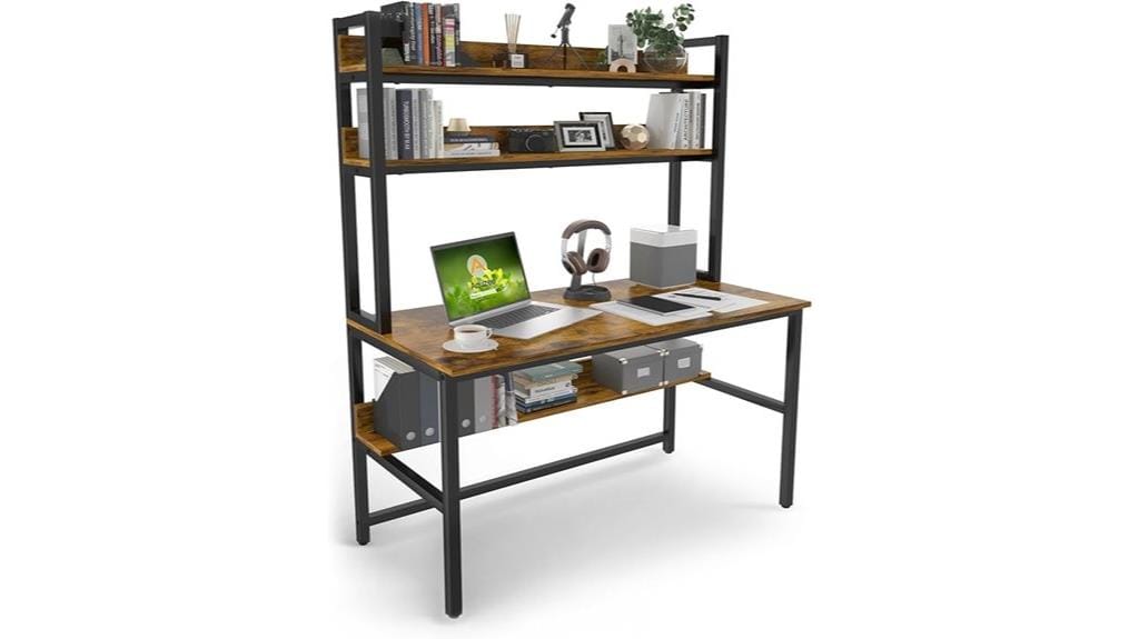 home office desk hutch