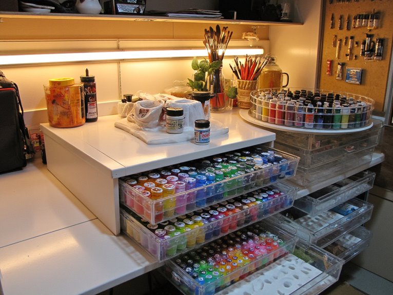 hybrid paint storage solutions