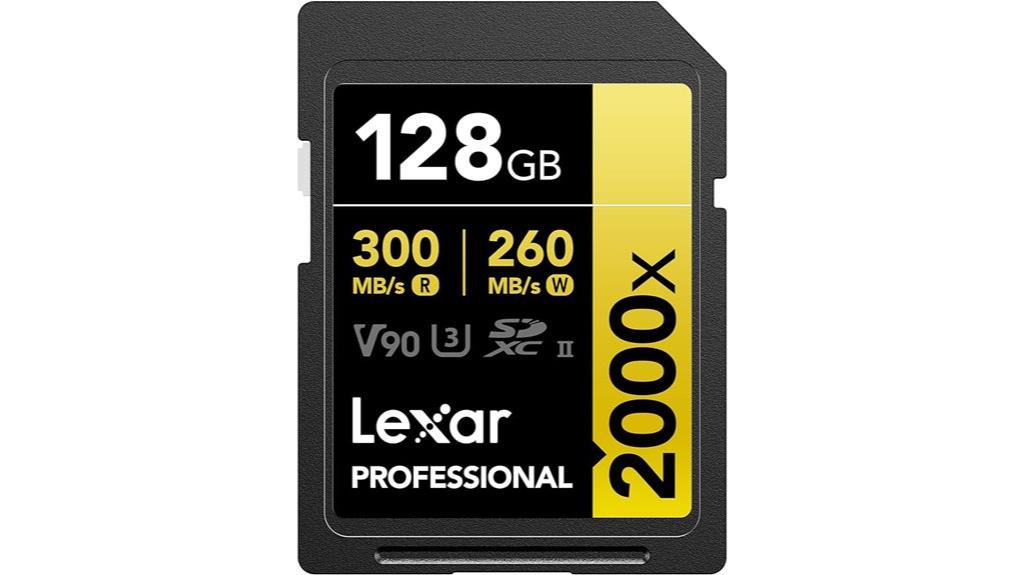 lexar 128gb professional sd card