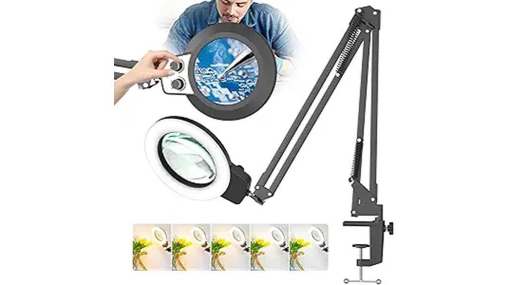 long magnifier with light