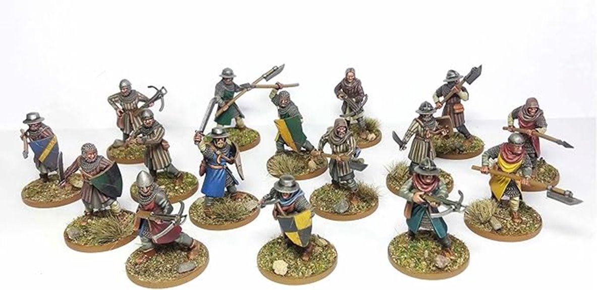 medieval foot soldiers set