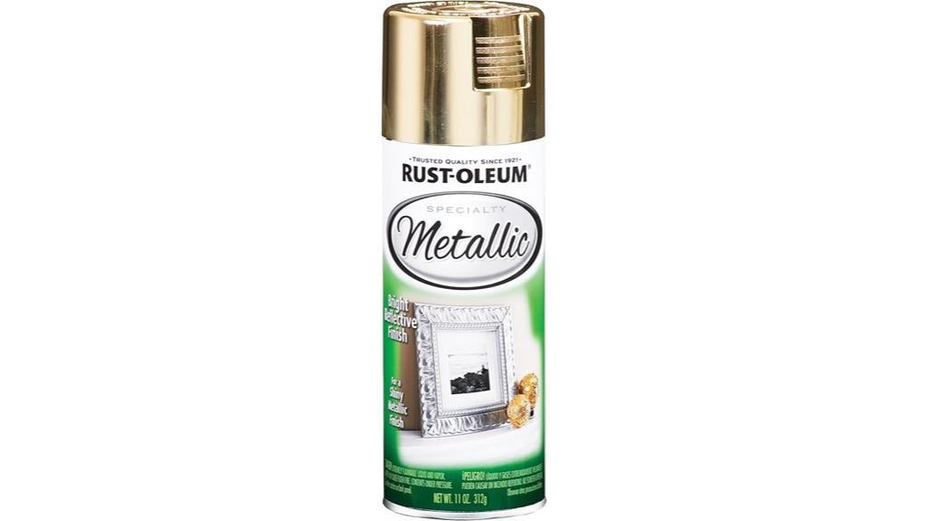 metallic gold spray paint