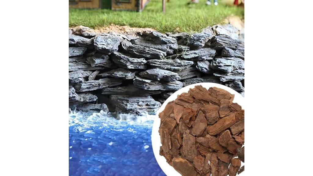 miniature bark scenery materials