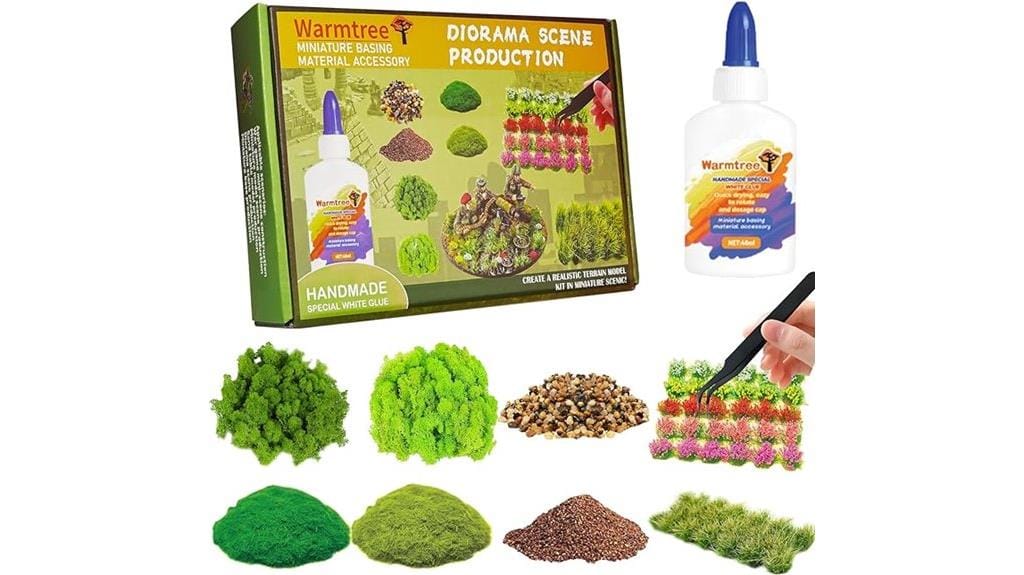 miniature battlefield basing material
