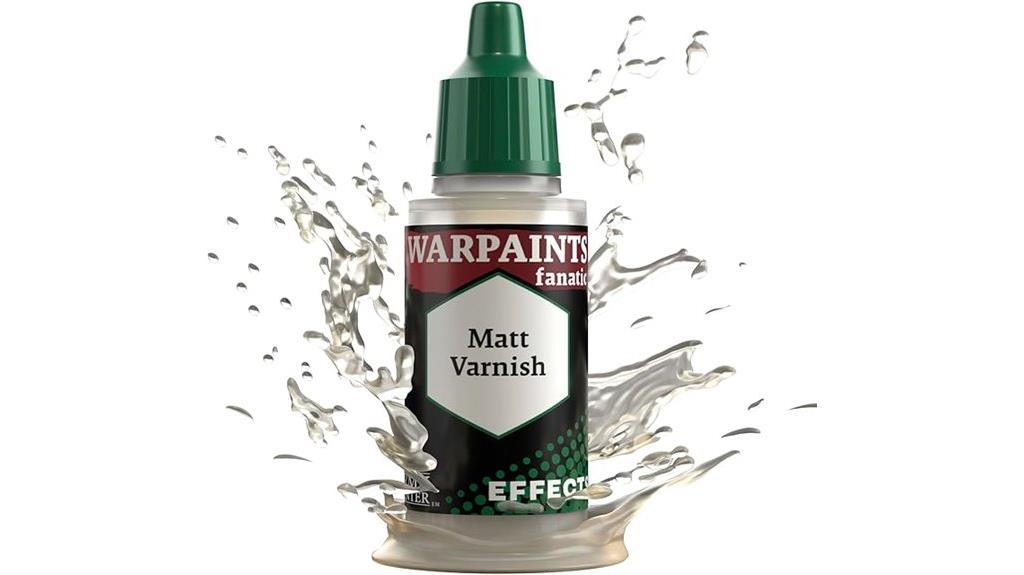 miniature figure varnish paint
