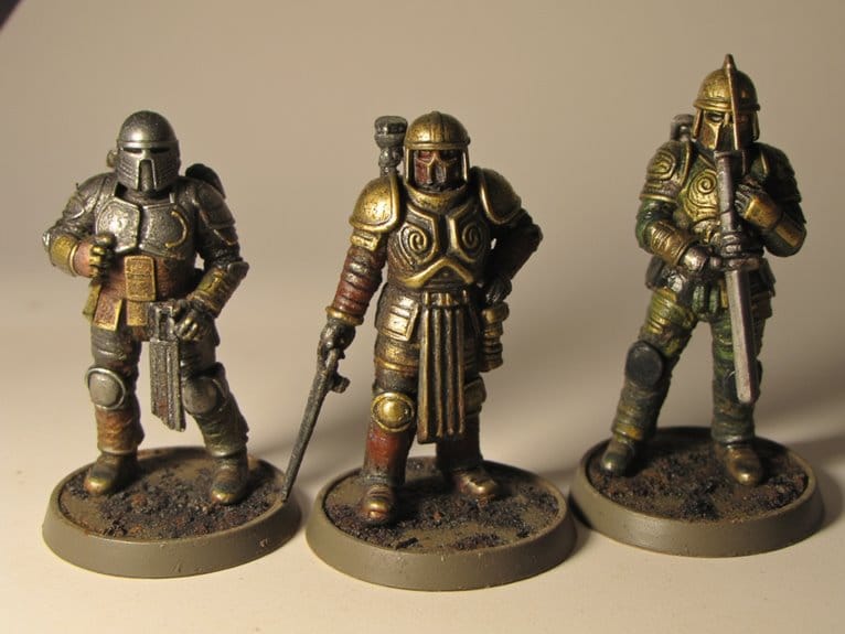 miniature oil weathering effects