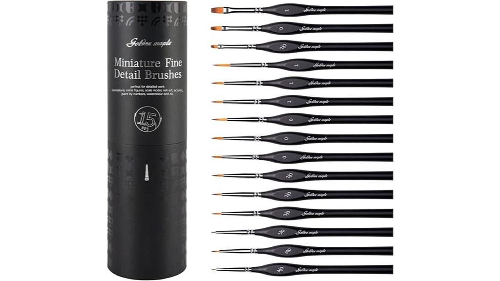 miniature paint brush set