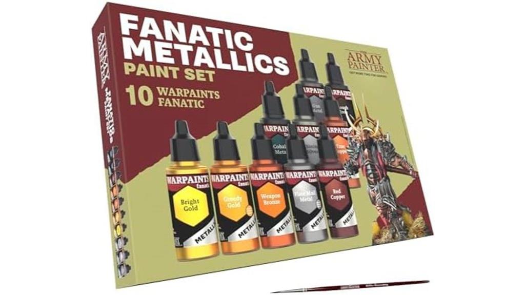 miniature paint set included