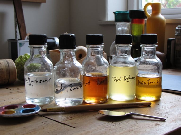 miniature paint thinner choices