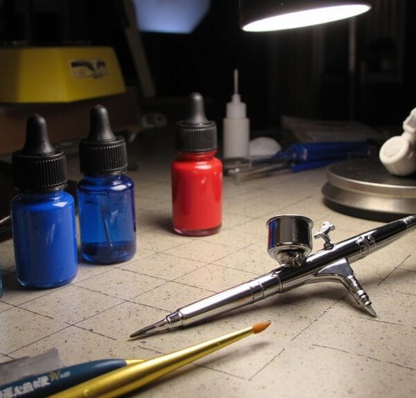 miniature painting airbrush guide