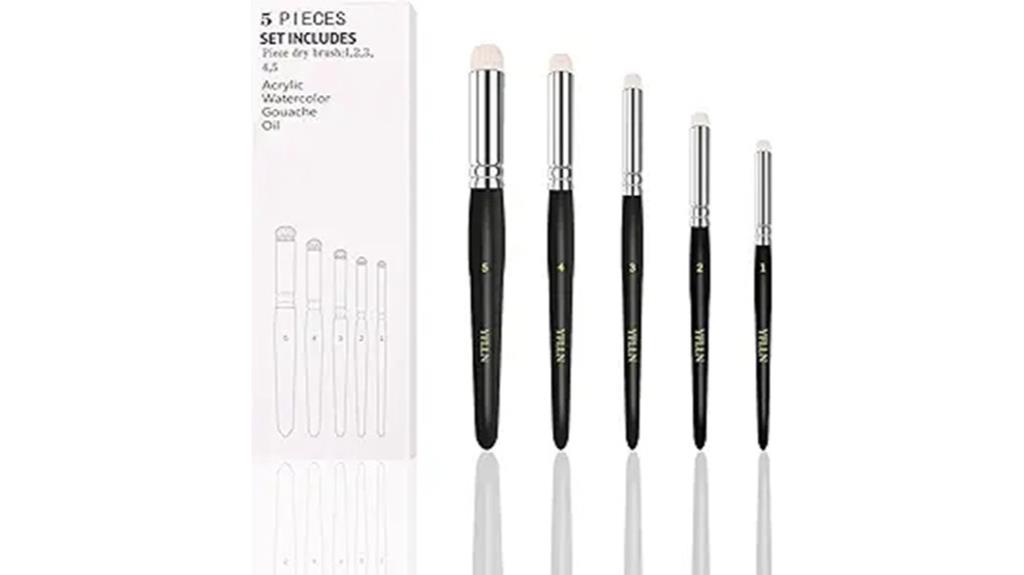 miniature painting brush set