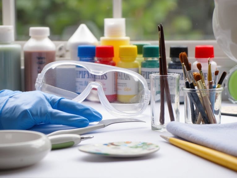 miniature painting safety guidelines