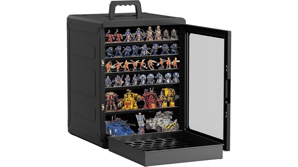 miniatures storage display case