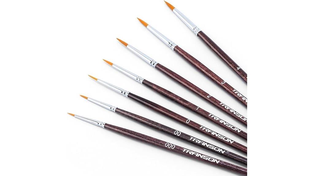 model painting detail brushes