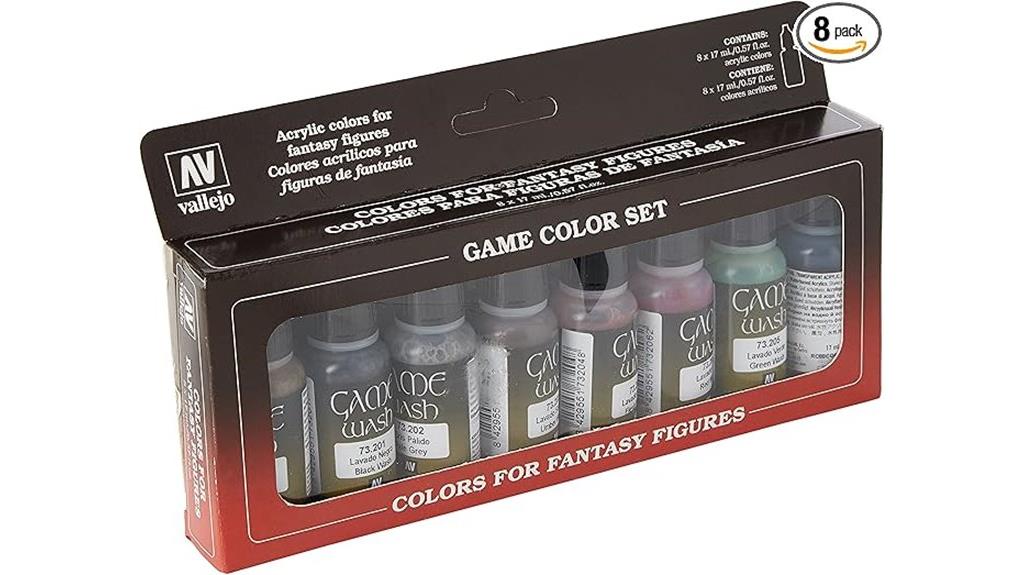 modeling wash paint set