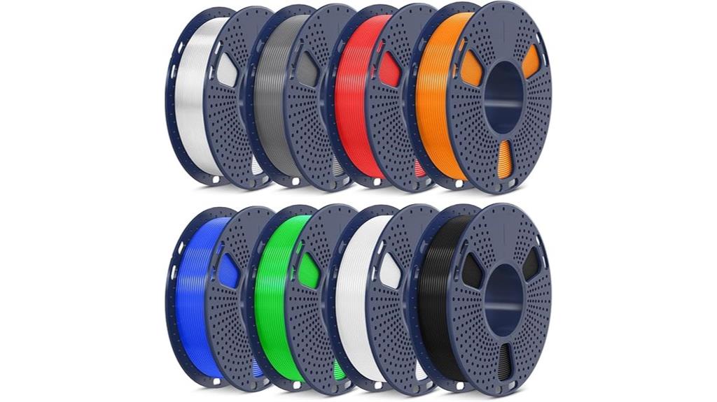 multicolor pla filament bundle