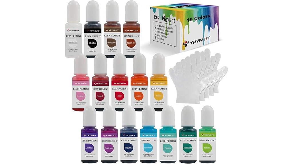 non toxic epoxy resin colors