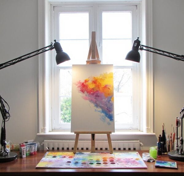 optimal lighting for artists
