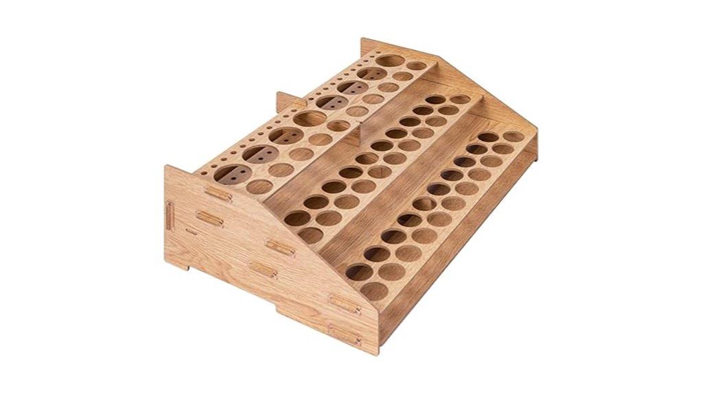 paint and brush organizer