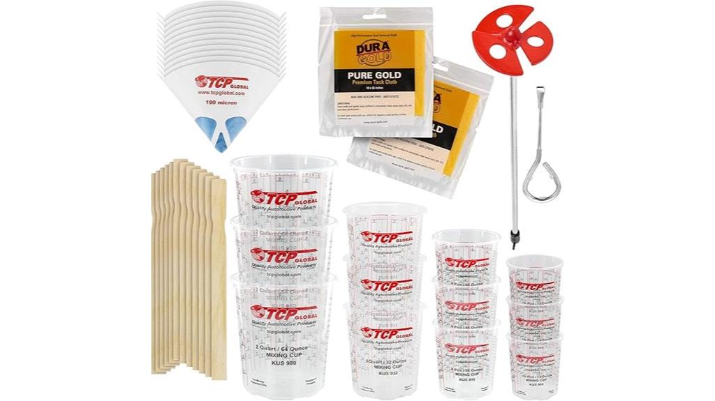 plastic mixing cup set