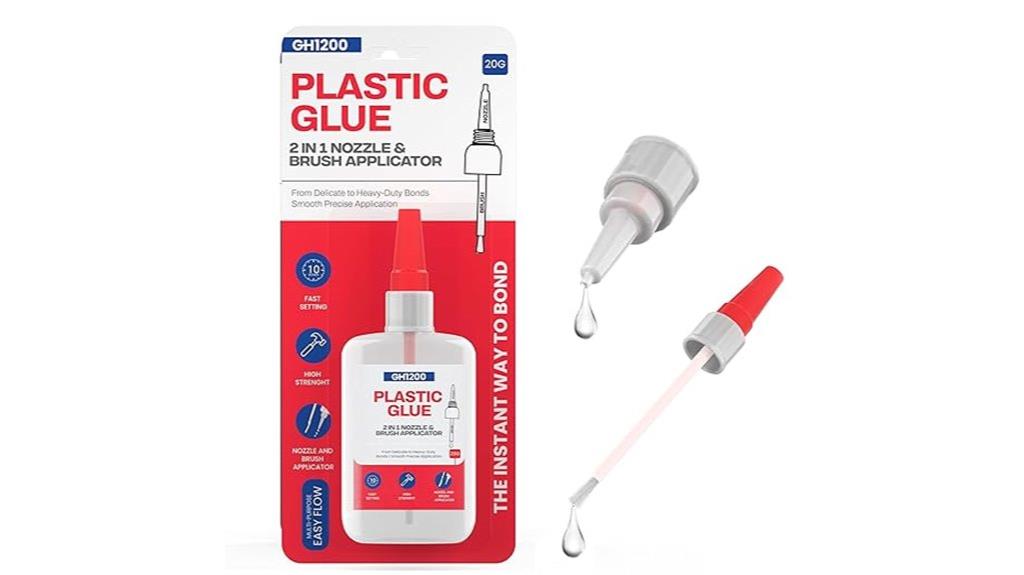 plastic super glue brush