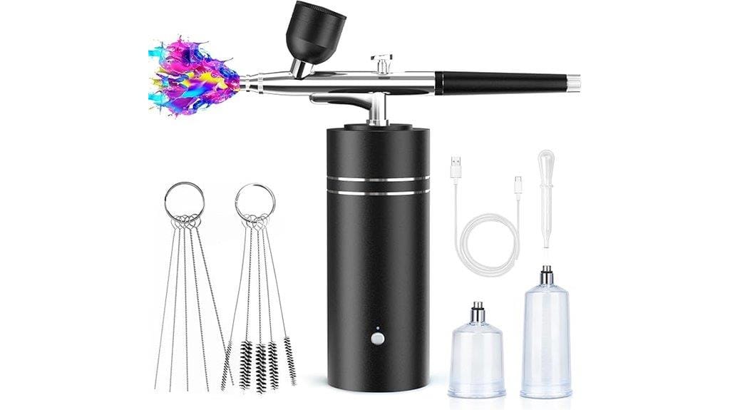 portable airbrush compressor kit