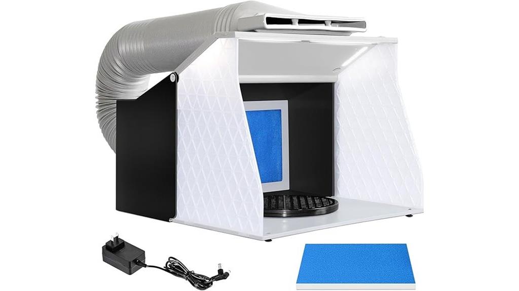 portable airbrush spray booth