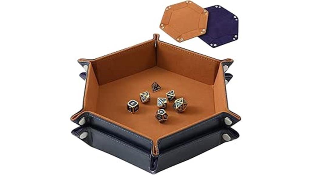portable dice rolling trays
