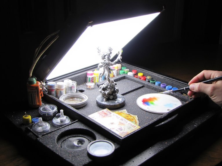 portable workspace for painting