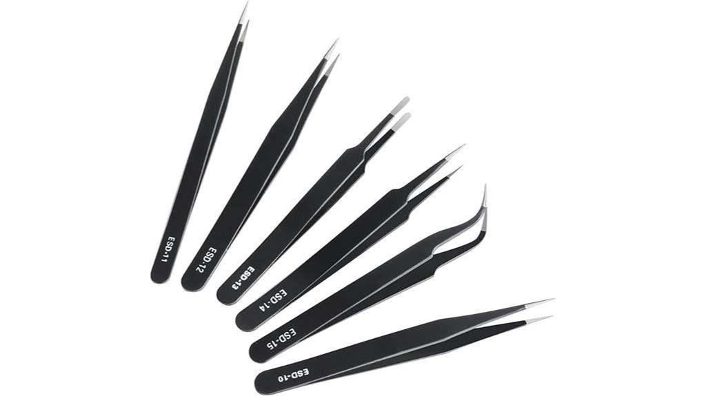 precision stainless steel tweezers