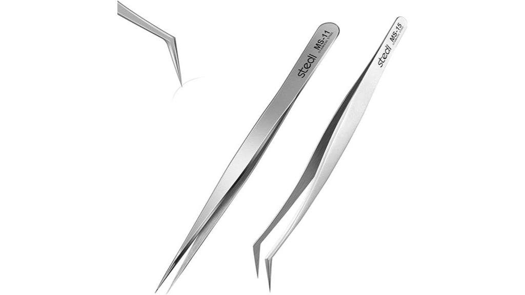 precision stainless steel tweezers