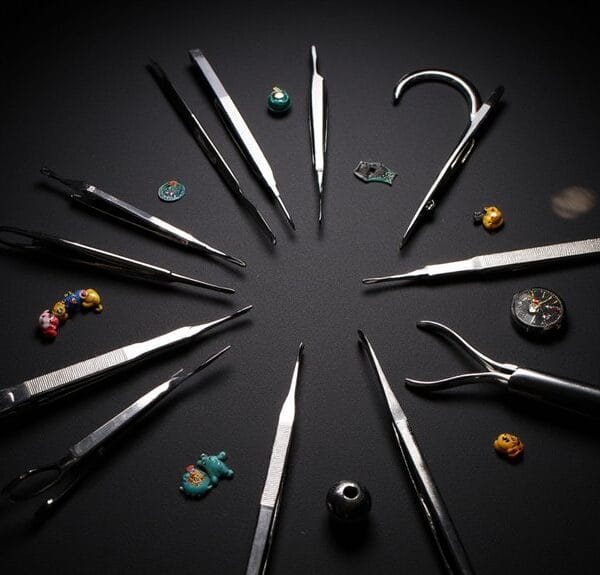 precision tweezers for miniatures