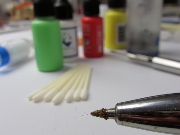 prevent airbrush clogging issues