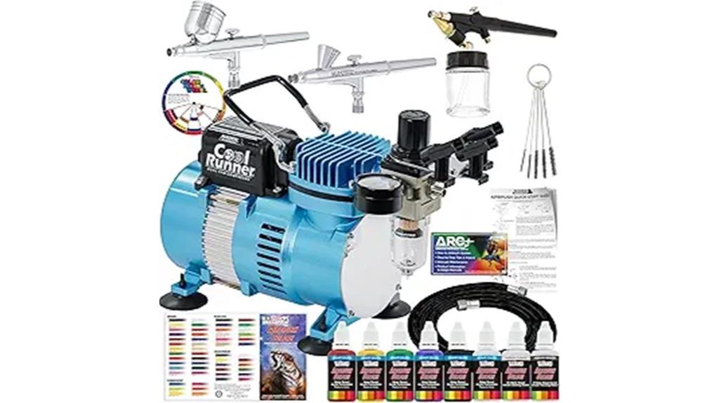 professional airbrush compressor kit