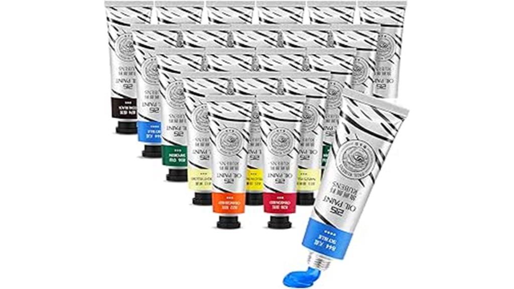professional oil paint set