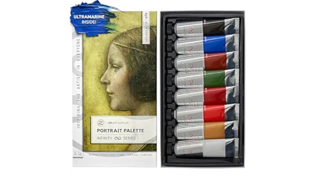 professional oil paint set