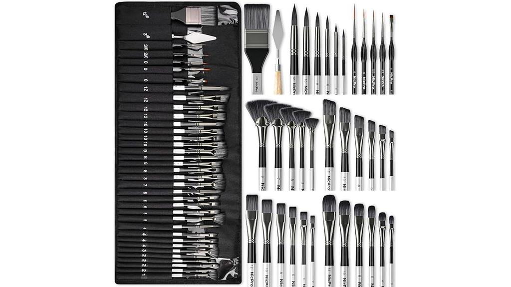 professional paint brush set