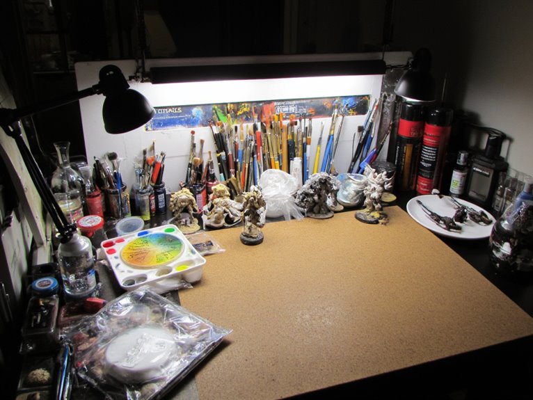 proper lighting for detail work