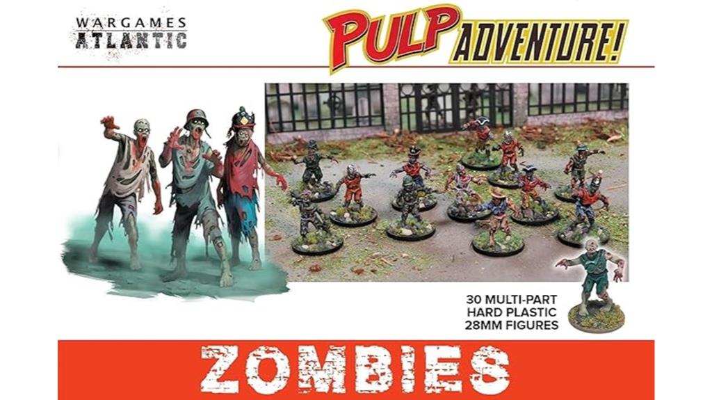 pulp zombie wargame figures