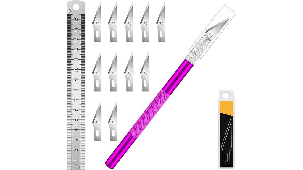 purple craft knife kit