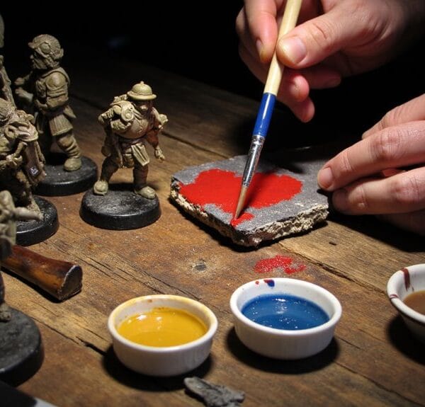 quickly painting miniature figures