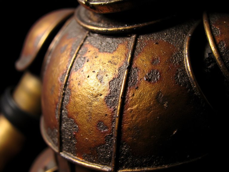 realistic metallic weathering techniques