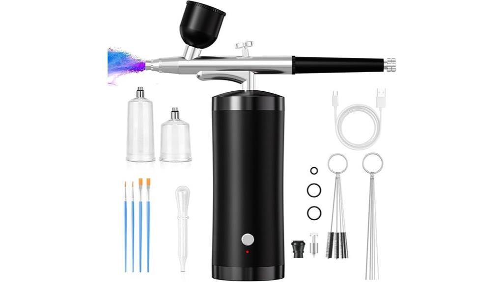 rechargeable high pressure airbrush