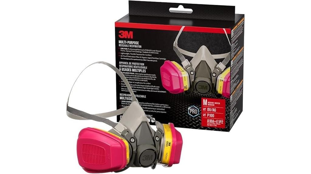 reusable p100 respirator mask