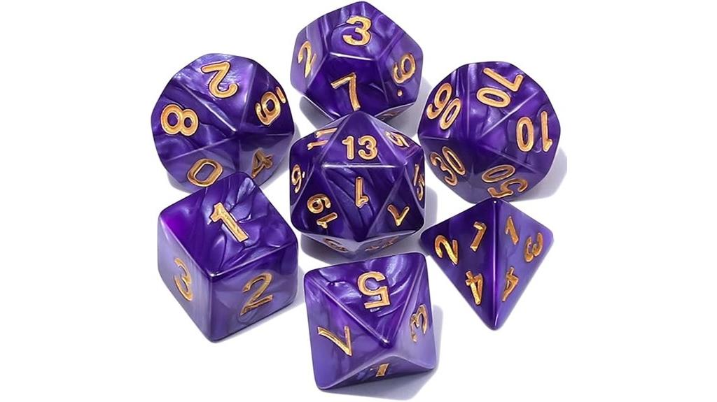 rpg dice set included