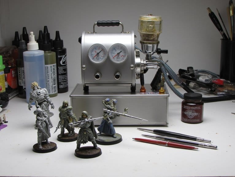 selecting miniature painting compressor