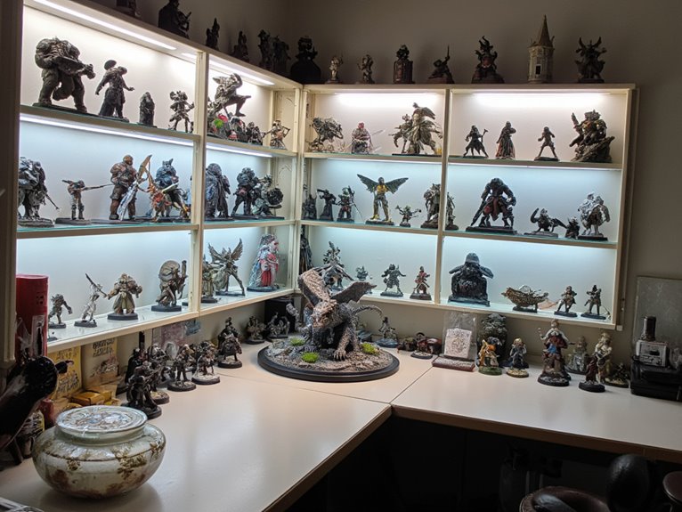 showcase and protect miniatures